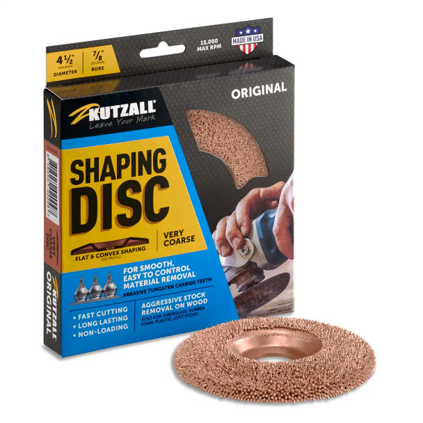 Kutzall Original 4-1/2” Shaping Disc, Very Coarse