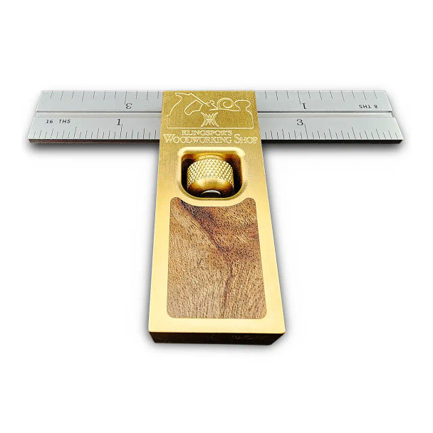 Hand Crafted, Limited Edition Klingspor Extravaganza 4" Double Square