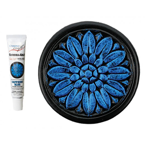 Chroma-Gilt Sapphire Blue .74oz.