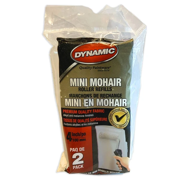 Dynamic 4" Nap Mohair Mini Roller Cover (2pk)
