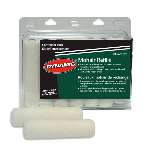 Dynamic 4" Nap Mohair Mini Roller Cover (12pk)