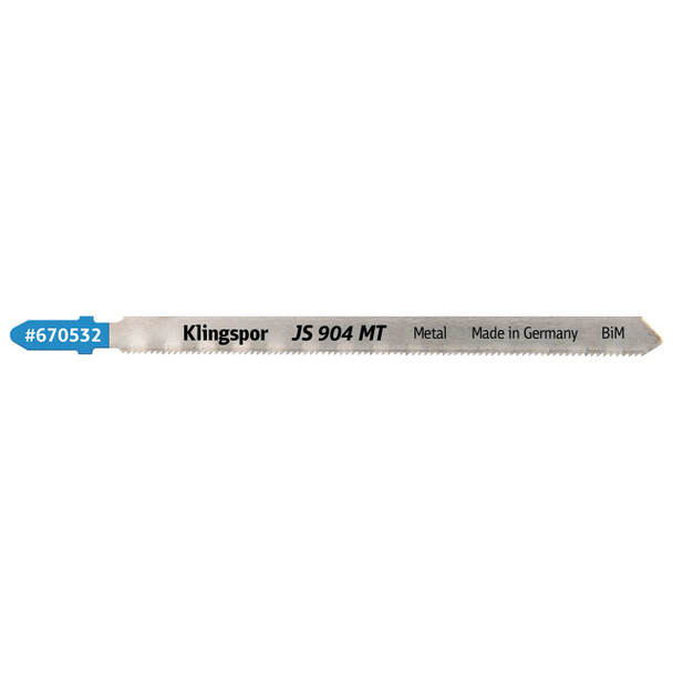 Klingspor Jigsaw Metal Blade JS 904 MT Metal 5” x 5/16” x 3/64” 21 TPI 5pk