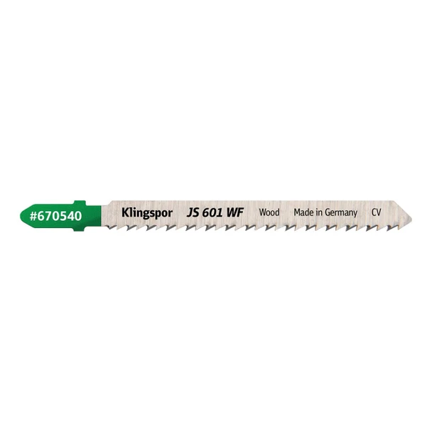 Klingspor Jigsaw Wood Blade JS 601 WF 4” x 5/16” x 1/16” 10 TPI 5pk