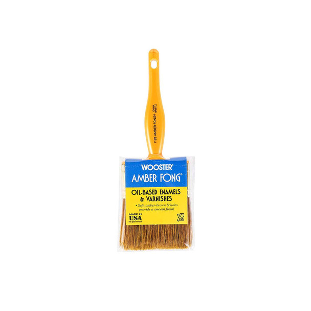 Wooster 3" Amber Fong Brown China Bristle Brush (1123)
