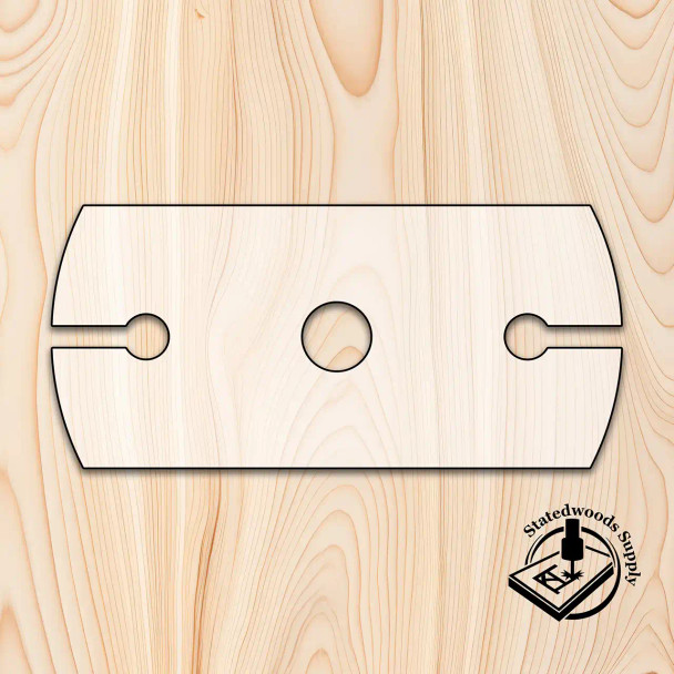 Statedwood Wine Glass Holder Template Jig 12x5.5"