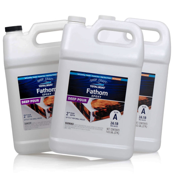 TotalBoat Fathom Deep Pour Epoxy Resin 3 Gal Kit