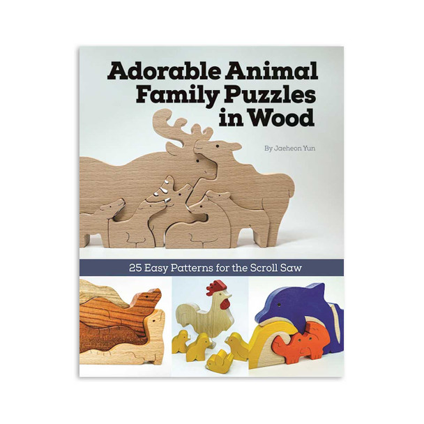 Adorable Animal Family Puzzles In Wood