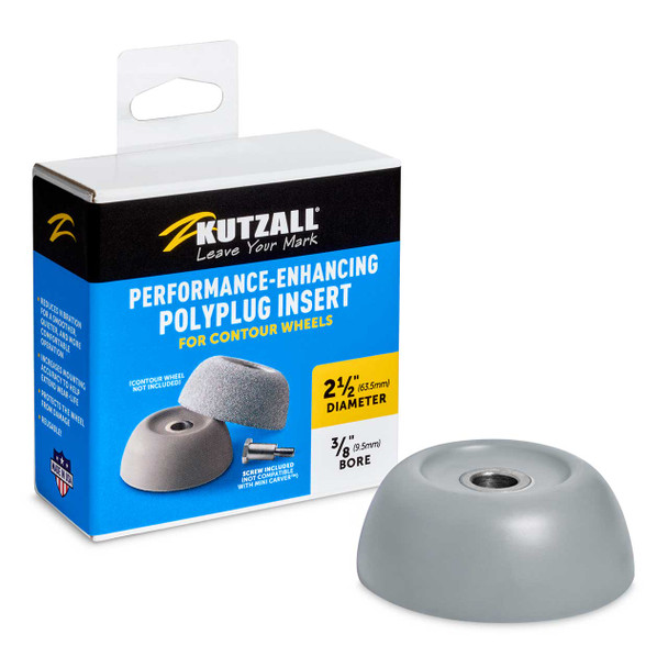 Kutzall 2-1/2" Contour Wheels Polylug 3/8" Bore