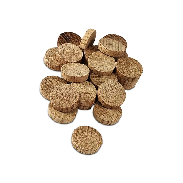 Oak Flat Head Plug 1" (25PK)