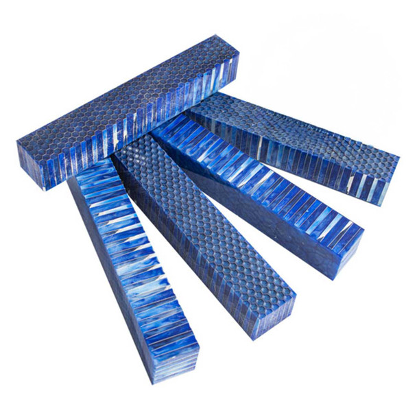 Combz Pen Blank - Blue & Silver