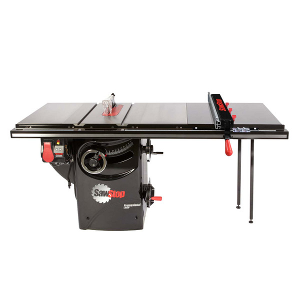 Sawstop Professional 1.75HP Cabinet Saw with 36” T-Glide Advance Rip Fence, Rails & Extension Table
