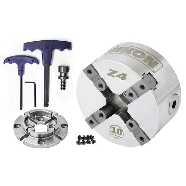 Rikon Z4 Chuck w/ 50mm Jaw - 1 1/4" x 8 tpi Direct
