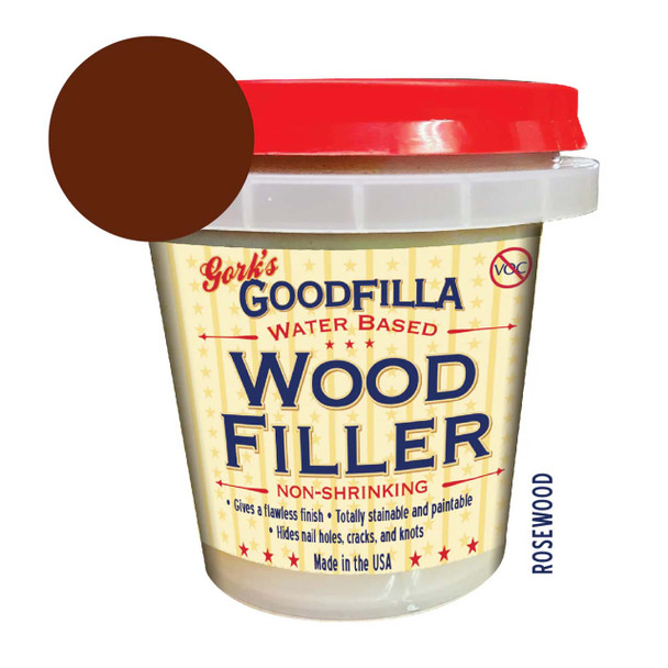 Goodfilla Water-Based Wood Filler Rosewood 8 Oz.