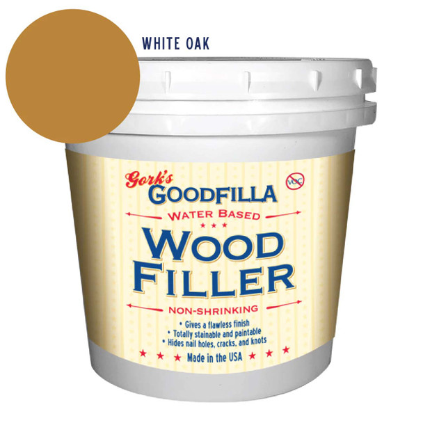 Goodfilla Water-Based Wood Filler White Oak 8 Oz.