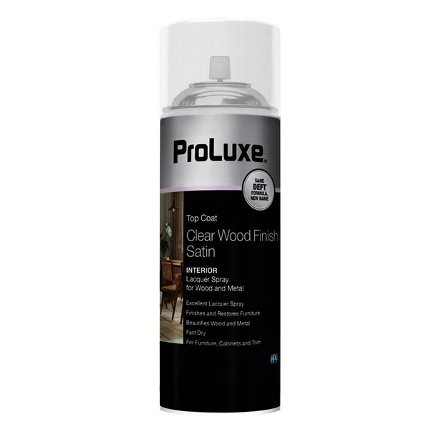 ProLuxe Interior Clear Wood Finish Satin Aerosol VOC