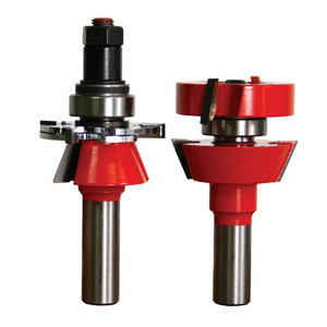Freud Adjustable Rail & Stile Bit Set, Shaker Style, 1-1/4" Carbide Height, 1-11/16" Overall Diameter, 1/2" Shank