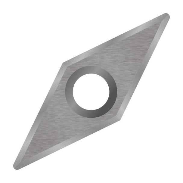 Easy Wood Tools® patented Negative Rake Carbide Cutters™ help reduce chipping and catches when turning resins, acrylic, and other man-made materials.