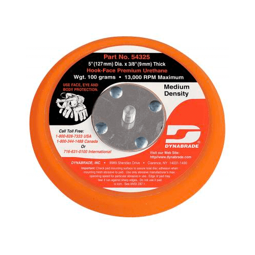 Dynabrade 54325 5" Hook&Loop Backing Pad