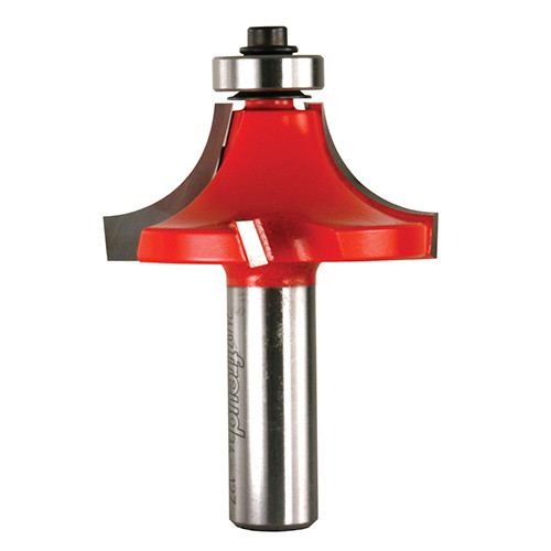 Freud Round Over Bit, 5/8" Radius, 7/8" Carbide Height, 1/2" Shank, 2-7/8" Overall Length