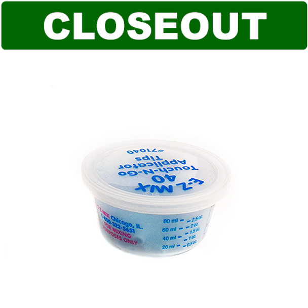 E-Z Mix Touch-N-Go Rep Blue Tips 40pk