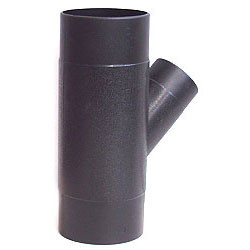 4" Y Connector W/ 2-1/2" Branch