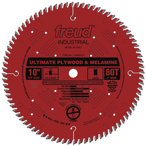 Freud 10X80T Precision Crosscut HiATB