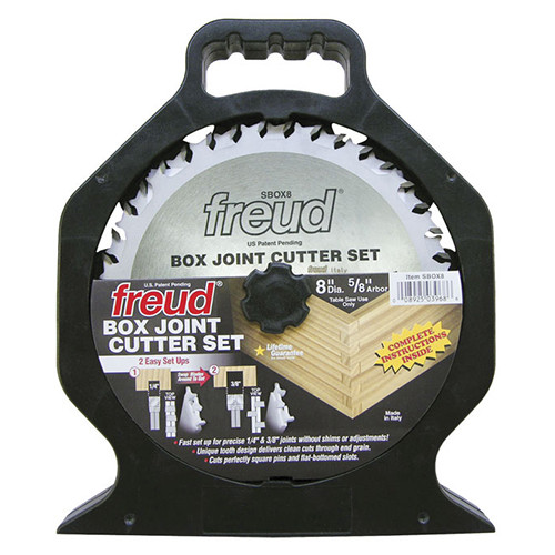Freud 8" Box Joint Blade Set