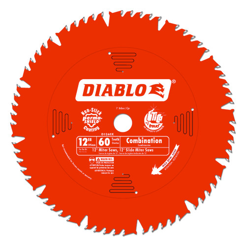 Diablo 12 X 60 Combo Blade (D1260X)
