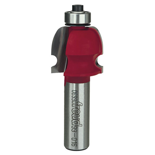 Freud Face Moulding Router Bit, 45/64" Large Radius, 7/8" Carbide Height, 2-3/4" Overall Length, 1/2" Shank