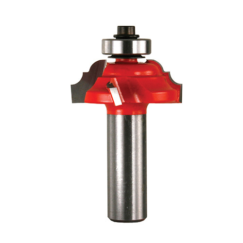 Freud Cove & Bead Profile Bit, 1/8" Radius, 1-5/32" Overall Diameter, 1/2" Shank, 3/8" Bearing Diameter, 2-9/16"