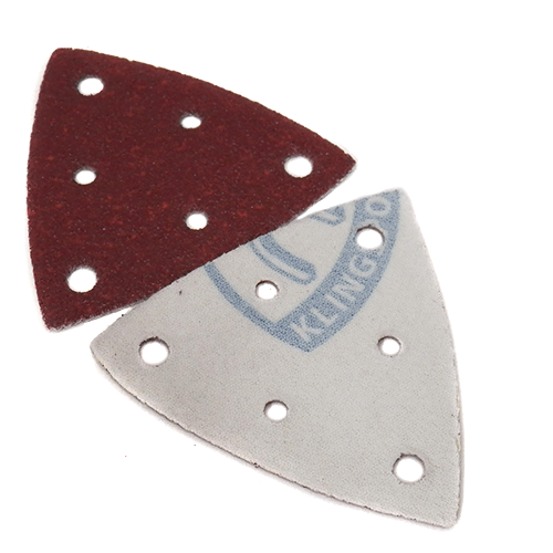 Fein MultiMaster H&L Triangles w/6 Holes, Aluminum Oxide, 60 Grit, 50pk