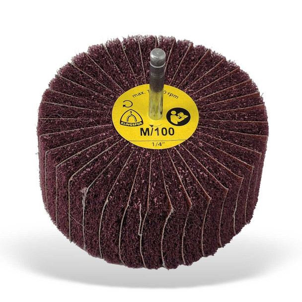 Finish Flapwheel 100 Grit 4 X 1-3/4X 1/4