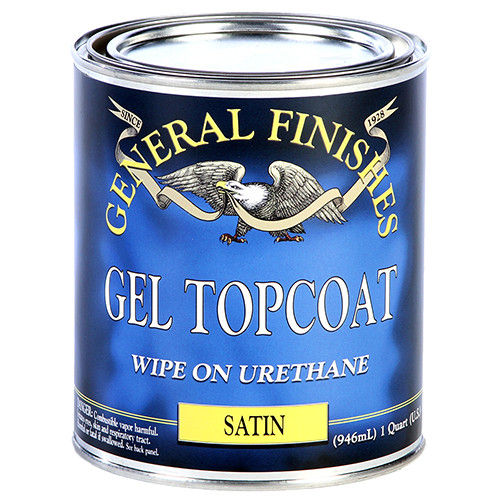 Gel Stain Satin Topcoat Quart