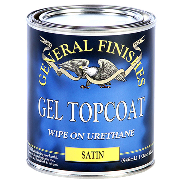 Gel Stain Satin Topcoat Quart