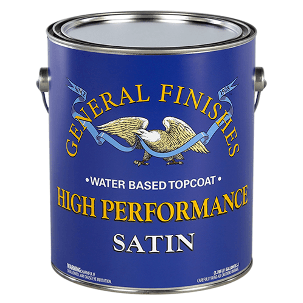 General Finishes Water Based High Performance Poly, Satin, Gallon