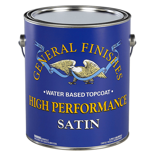 General Finishes Water Based High Performance Poly, Satin, Gallon