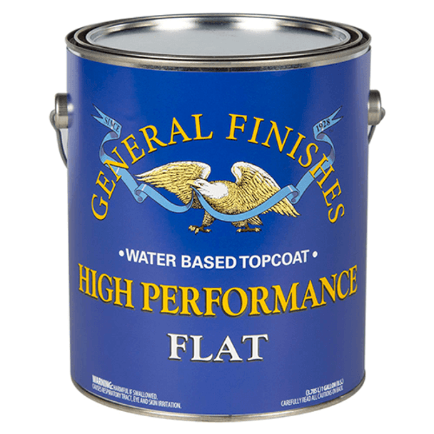 General Finishes Water Based High Performance Poly, Flat, Gallon
