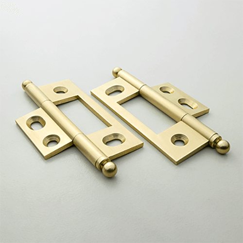 2-1/2" Non Mortise Hinge/Semi-Bright