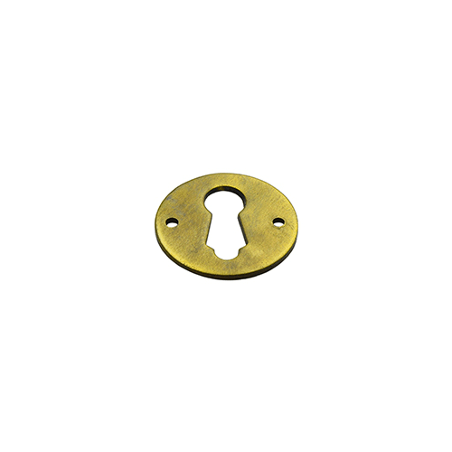 Round Key Escutcheon Light Antique