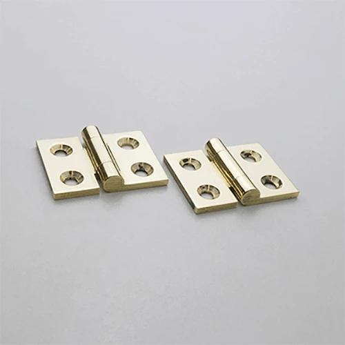 Box Hinge Bright Brass