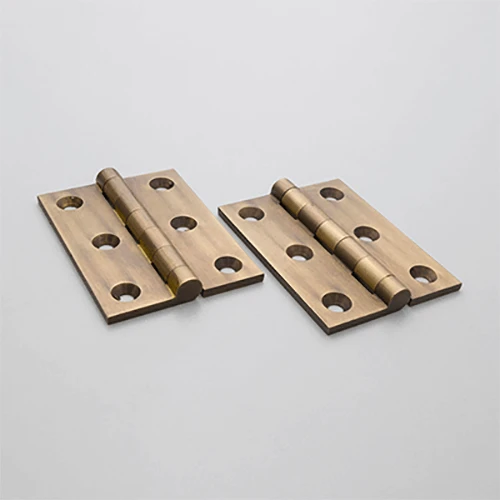 2" Butt Hinge Light Antique Brass