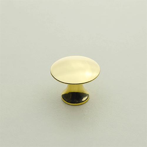 3/4" Knob Bright Brass