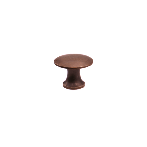 3/8" Knob Antique Brass