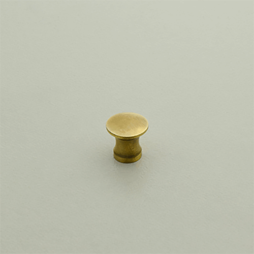 3/8" Knob Light Antique Brass