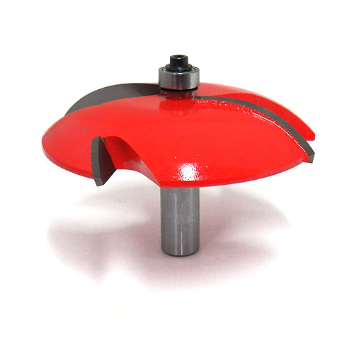 Freud Quadra-Cut Raised Panel Bit, 1-1/2" Large Radius 1/2" Carbide Height, 2-1/2" Overall Diameter, 1/2" Shank