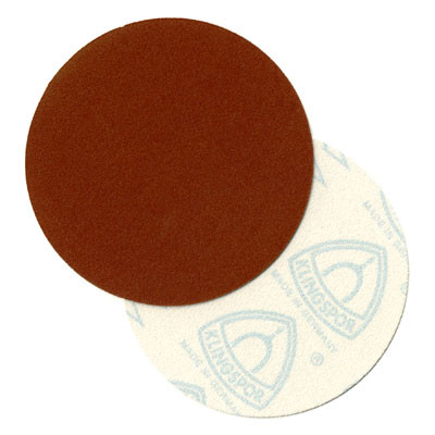 Klingspor Abrasives Heavyweight Aluminum Oxide, 12" No Hole, Hook & Loop, 320 Grit Discs, 5pk