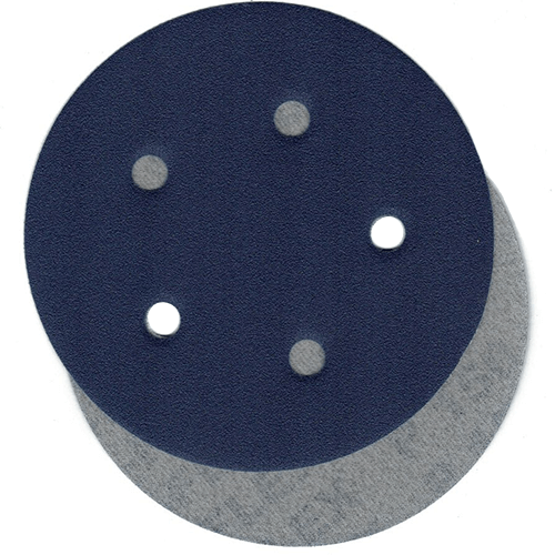 Klingspor Abrasives CS710 Heat-Treated Aluminum Oxide, 5"x 5 Hole, Hook & Loop Cloth Discs,  80 Grit, 10pk