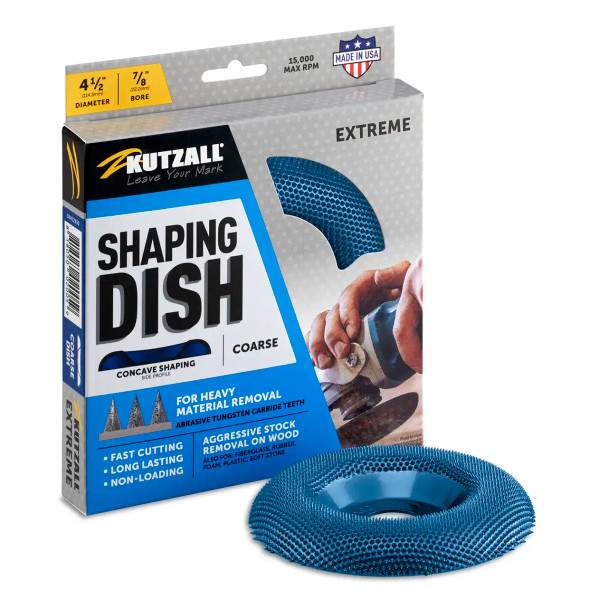 Kutzall 4-1/2" Shaping Dish - Extreme, Coarse