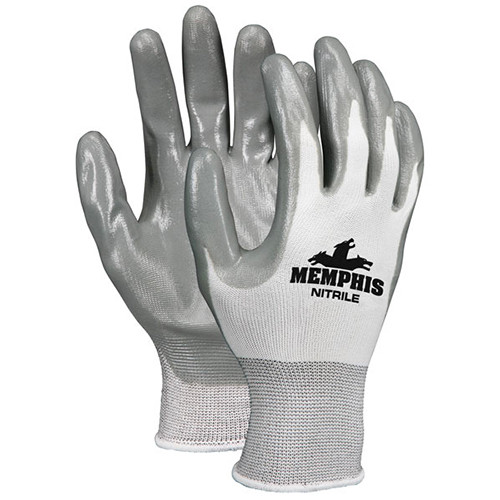 Med Nitrile Coated Skin Gloves Pair