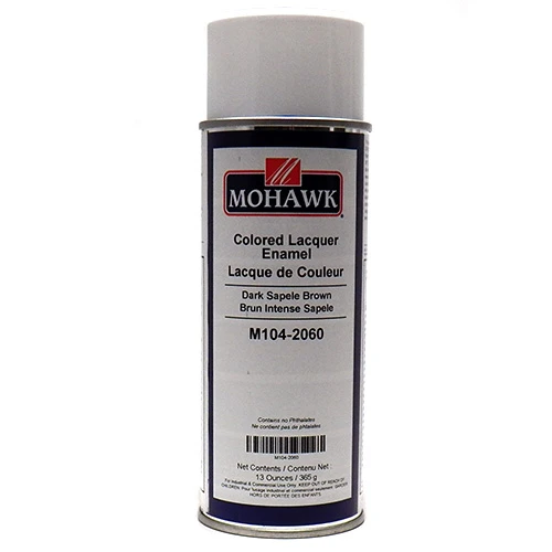 Colored Lacquer Enamel Dark Sapele Brown 13oz